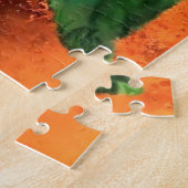 Mooie drie zonnebloemen - Migned Painting Art Legpuzzel (Zijkant)