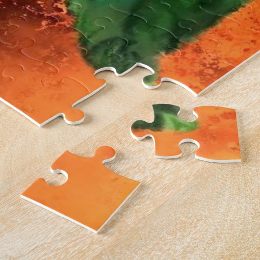 Mooie drie zonnebloemen - Migned Painting Art Legpuzzel (Zijkant)