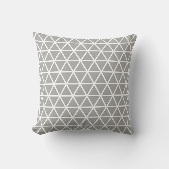 Mooie driehoek geometrisch patroon kussen (Voorkant)