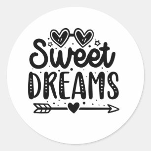 mooie dromen ronde sticker