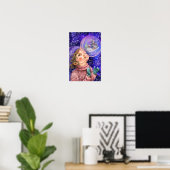 Mooie Dromende Meisjes Poster (Thuiskantoor)