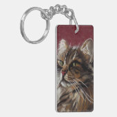 Mooie dromer - Maine Coon Cat Sleutelhanger (Voorkant Links)