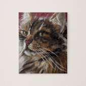 Mooie dromer - Maine Coon Kat Puzzel Legpuzzel (Verticaal)