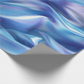 Mooie Dromerige Blauwe Paarse Bruiloft Feest Cadeaupapier (Hoek)