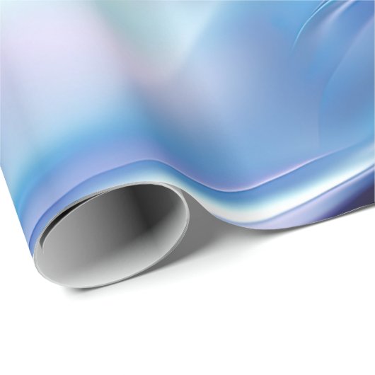 Mooie Dromerige Blauwe Paarse Bruiloft Feest Cadeaupapier (Rol Hoek)