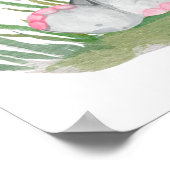 Mooie Droom Grote Roze Olifant Persoonlijke Poster (Hoek)