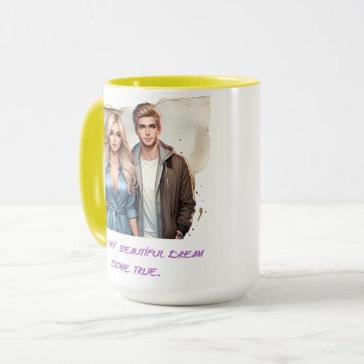 Mooie droom mok (Voorkant links)