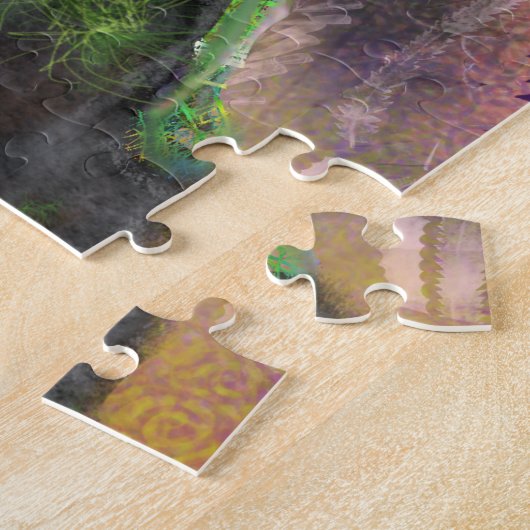 Mooie droomfairy Puzzle Magic Fairytale Legpuzzel (Zijkant)