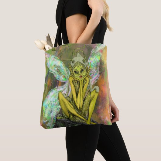 Mooie Droomfee Canvas tas Magic Fairytale (Dichtbij)