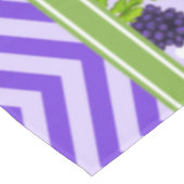 Mooie Druiven Stippen & Chevron Paars Tafelkleed (Gekanteld)