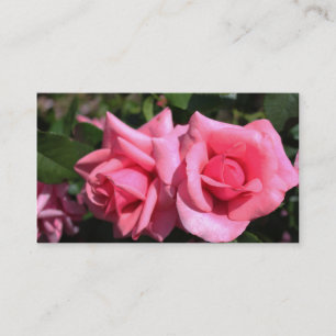 mooie dubbele perfect hete roze roos bloemen visitekaartje