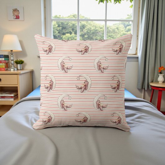 Mooie dubbelzijdige aquarel teddybeer kussen