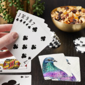 Mooie duif pokerkaarten (Insitu)
