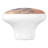 Mooie Duitse foto-inktoren van Shepherd Dog Keramische Knop (Zijkant)