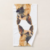 Mooie Duitse foto van Shepherd Bad Handdoek (Handdoek)