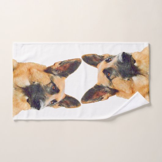 Mooie Duitse foto van Shepherd Bad Handdoek (Handdoek)
