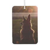 Mooie Duitse herder auto luchtverfrisser (Voorkant)