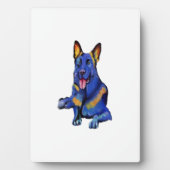 Mooie Duitse herder - Cute Dog Laying Down Fotoplaat (voorkant)