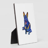 Mooie Duitse herder - Cute Dog Laying Down Fotoplaat (Zijkant)