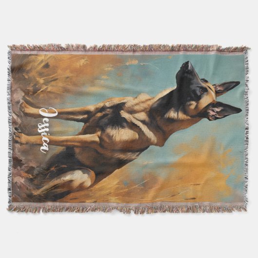 Mooie Duitse Malinois Deken (Voorkant)