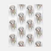 Mooie Duitse Shorthaired Pointer Winter Fleece Deken (Voorkant)