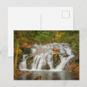 Mooie Dukes kreek waterval in N. Georgia Briefkaart (Voorkant / Achterkant)