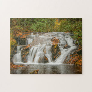 Mooie Dukes kreek waterval in N. Georgia Legpuzzel