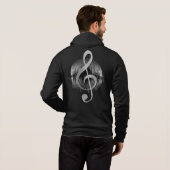 Mooie dun - zilver hoodie (Achterkant volledig)