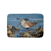 Mooie Dunlin Shorebird bij het strand Badmat (Voorkant)