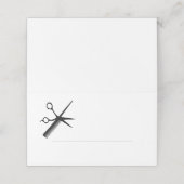 Mooie dunne lijn van het Ontwerp voor het Gemakkel Plaatskaartje (Buitenkant ongevouwen)