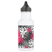 Mooie, dunne monogram floraal patroon waterfles  (Rechts)