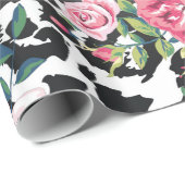 Mooie, dunne  rozen en luipaard cadeaupapier (Rol Hoek)