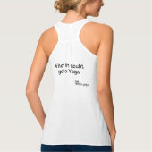 Mooie dunne Yoga-Tanktop Tanktop (Achterkant)
