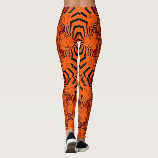 Mooie, dunne zebra in buitenbroek leggings (Achterkant)