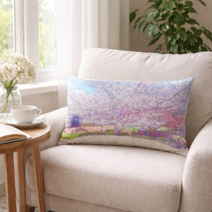 Mooie duoghoutboom, lumbar Pillow Kussen