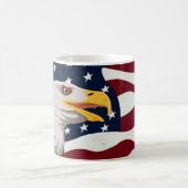 Mooie Eagle en Vlag Coffee-Mok VS Koffiemok (Center)