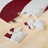 Mooie Eagle & USA Flag Jigzaag Puzzle Legpuzzel (Zijkant)