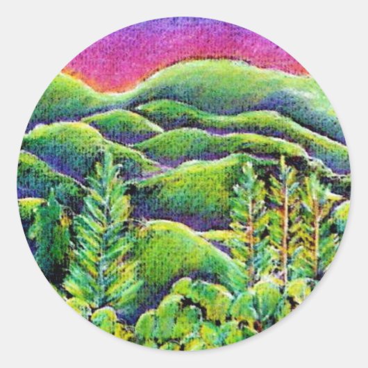 Mooie Earth Mandala Sticker (Voorkant)