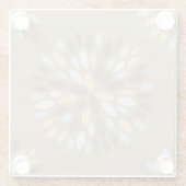 Mooie Earthtone Colors Glazen Onderzetter (Achterkant)