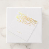 Mooie echte goudolie met ketting Floral bedankt Bedankjes Labels (Met doos)