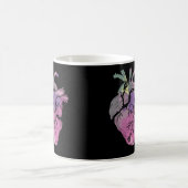 Mooie Echte Menselijke Hart Grafische Medische Ana Koffiemok (Center)