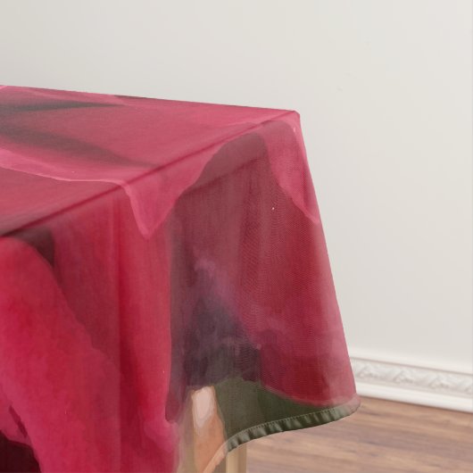 Mooie echte rode rozen print tafelkleed (Voorbeeld)