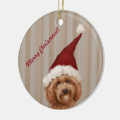 Mooie Echte tekst voor Labradoedle Love Dog Keramisch Ornament (Links)