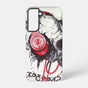 Mooie edgy schedel hebben een mooie dag & een bete samsung galaxy hoesje