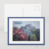 Mooie Edinburgh Castle Bonnie Schotland kunst Briefkaart (Voorkant / Achterkant)