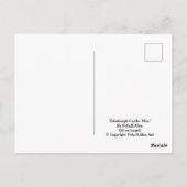 Mooie Edinburgh Castle Bonnie Schotland kunst Briefkaart (Achterkant)