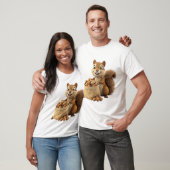 Mooie eekhoorn dieroontwerp t-shirt (Unisex)