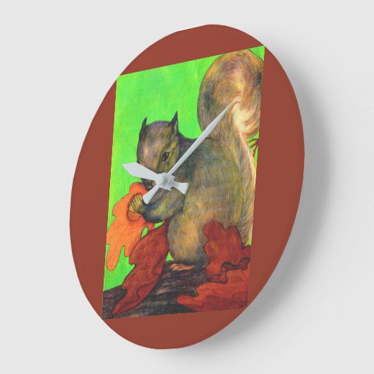 mooie eekhoorn grote klok (Hoek)