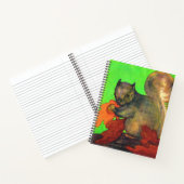 mooie eekhoorn notitieboek (Binnen)