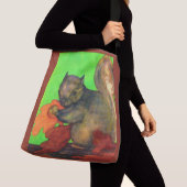 mooie eekhoorn print crossbody tas (Dichtbij)